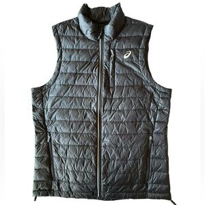 ASICS Running Goose Down Puffer Vest, Women’s Large